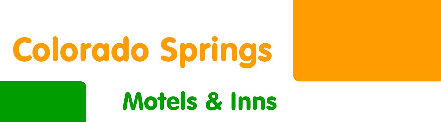 Best motels & inns in Colorado Springs - Rating & Reviews